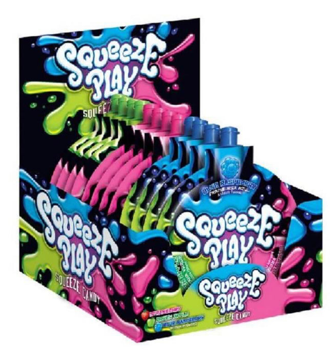 SQUEEZE PLAY SQUEEZE CANDY, 2.1oz- 12CT BOX