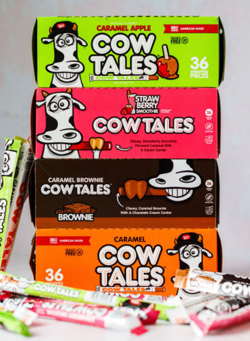 COW TALES CARAMEL STICKS, 36CT DSP BOX
