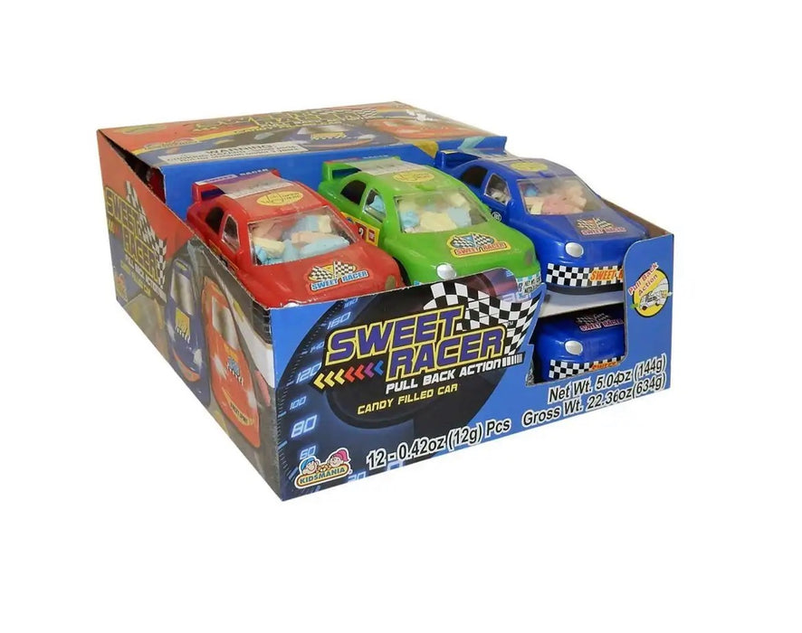KIDSMANIA SWEET RACER CANDY FILLED CAR- 12CT
