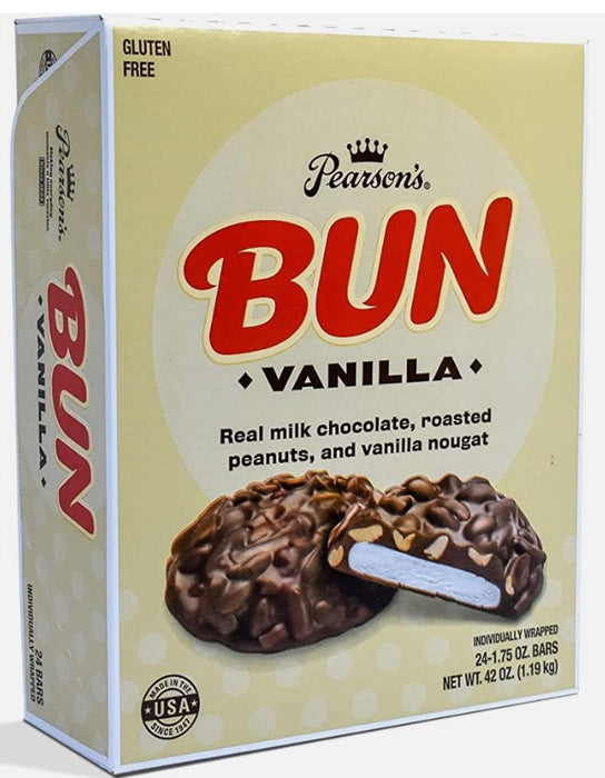 PEARSON'S BUN CLUSTER BAR - 24CT INDIVIDUALLY WRAPPED