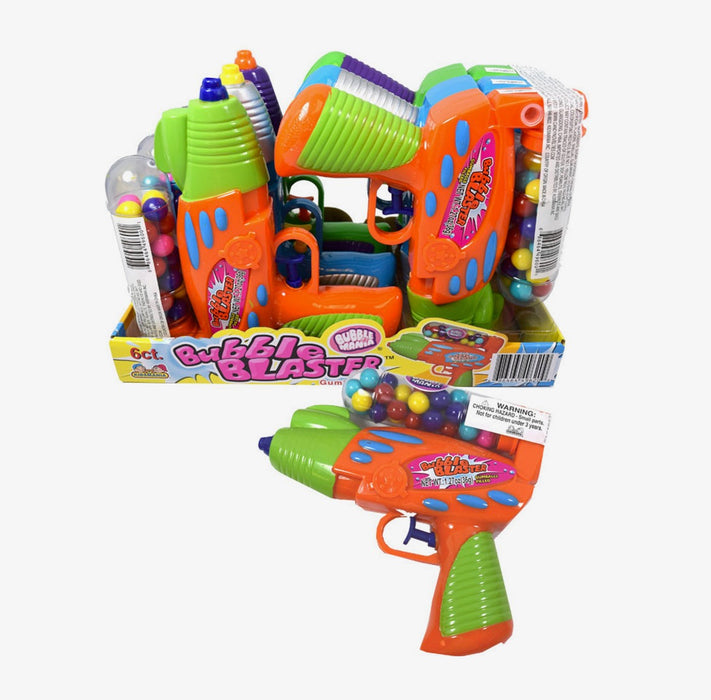 KIDSMANIA BUBBLE BLASTER GUMBALL FILLED SQUIRT GUN- 6CT (BF214)
